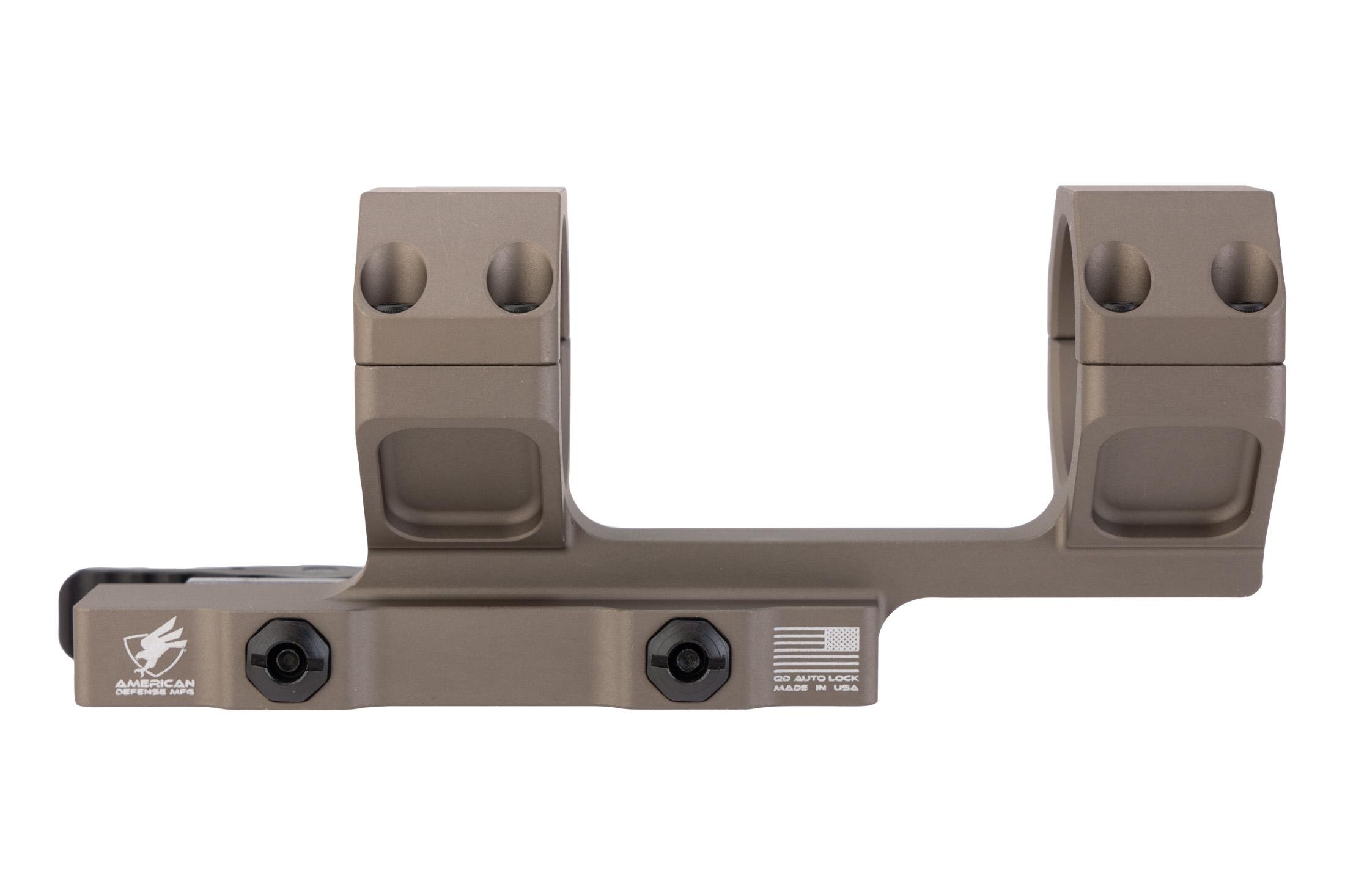 American Defense American Defense Manufacturing AD-DELTA-C Cantilever Scope Mount Standard Legacy Lever 34mm Ring Size Flat Dark Earth - view 2